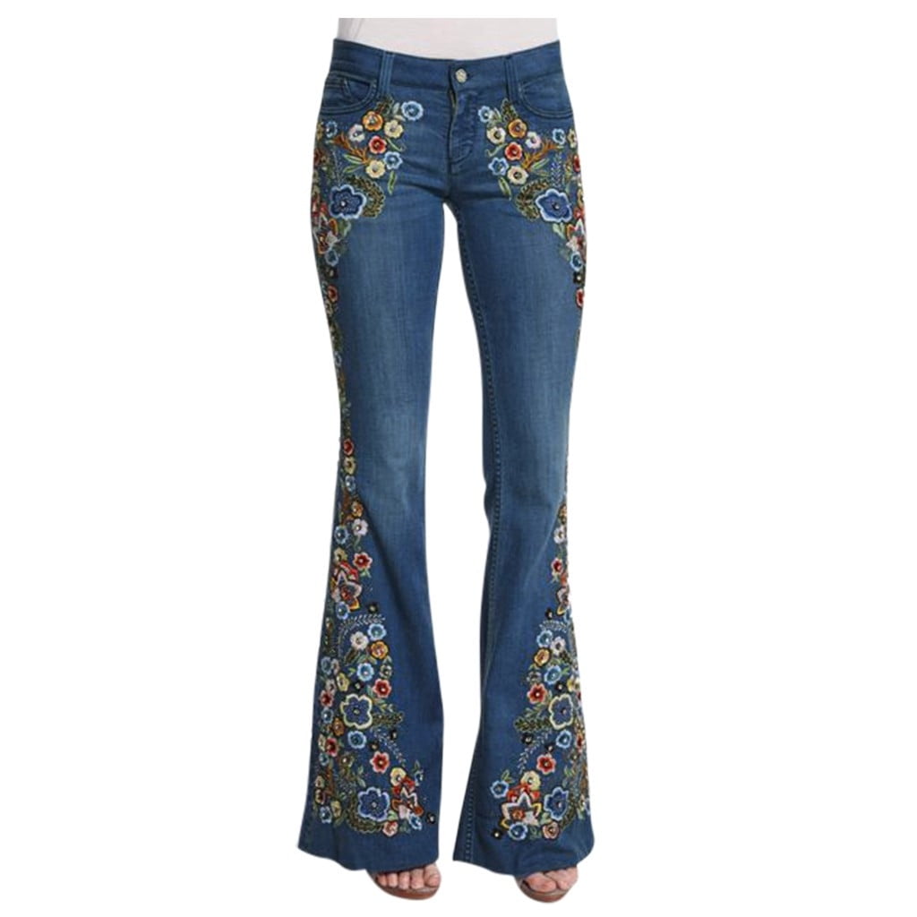 Yuwull-Bell-Bottom-Jeans-Women