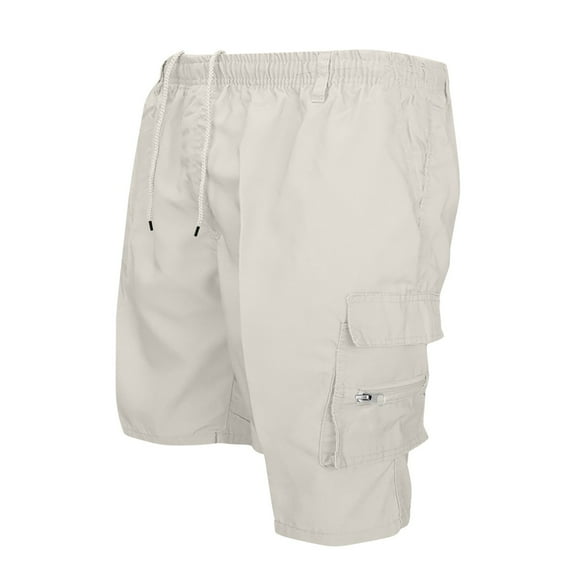 Yuwull Cargo Shorts For Men Workout Shorts Men'S Casual Solid Pants Drawstring Waist Athletic Gym Shorts With Pocket 0 On Clearance Big abd Tall Size