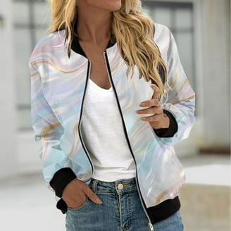 Women's Casual Long Sleeve Polka Dot Open Blazer Jacket