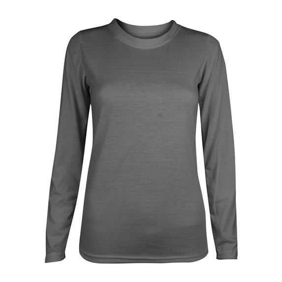 Yuwull Long Sleeve Workout Tops for Women Crewneck Yoga Shirts Lightweight Athletic Gym Running Sport Casual T-Shirt
