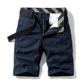 thumbnail image 1 of Yuwull Men's Shorts Multi Pocket Cargo Pants Cropped Pants Loose Casual Cargo Shorts for Men Straight Leg Pants 5 Inch Inseam Shorts Men, 1 of 4