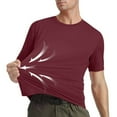 thumbnail image 1 of Yuwull Men's T-Shirts Active Quick-Dry Crew Neck T Shirts Lightweight Breathable Mens Athletic Running Gym Workout Short Sleeve Basic Tee Tops S-XXL Summer Savings!, 1 of 4