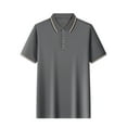 thumbnail image 1 of Yuwull Mens Dress Shirts, Black T Shirts for Men Mens Golf Shirts Short Sleeve Sports Athletic Collared Shirt Tennis T-Shirt Tops S-4Xl Mens Big & Tall Golf Shirts White Button Up Shirt Men Summer Sav, 1 of 7