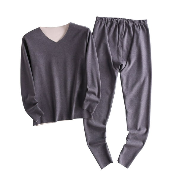 Yuwull Mens Thermal Underwear Set Long Johns for Men Thermal Shirts and Pants Base Layer Cold Weather Thermals