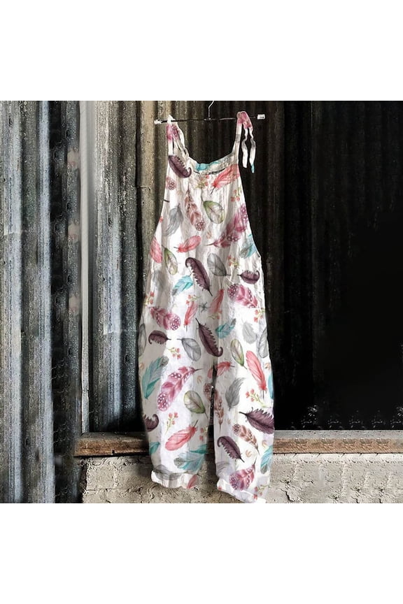 Plus Size Wide Leg Bib Pants Overalls For Women Summer Beach Sleeveless Casual Romper Playsuit Boho Holiday Short Jumpsuit Loungewear