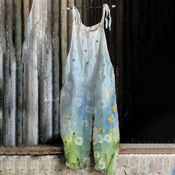 Yuwull Plus Size Wide Leg Bib Pants Overalls For Women Summer Beach Sleeveless Casual Romper Playsuit Boho Holiday Short Jumpsuit Loungewear