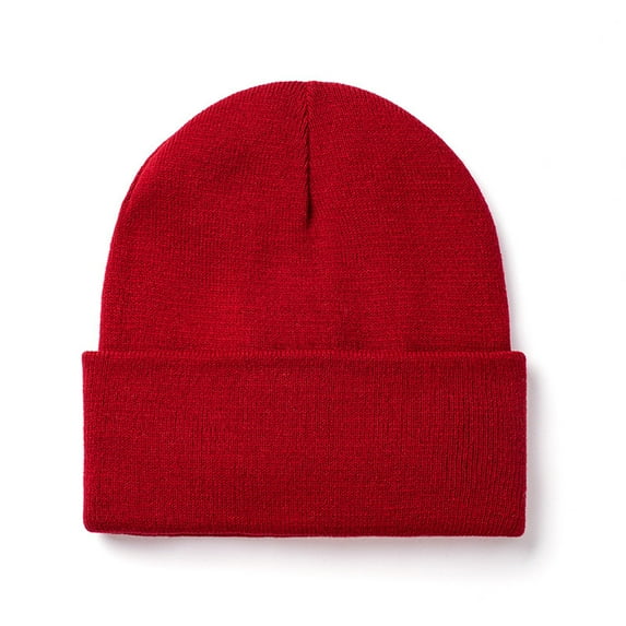 Yuwull Satin Lined Beanie Hats For Men Women Winter Warm Knitted Cuffed Silk Lined Slouchy Skull Cap