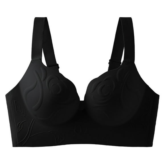 Yuwull Sports Bra Woman'S Solid Color Ventilate Large Size Bra Without Steel Rim Clearance