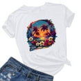 thumbnail image 1 of Yuwull Summer Tops For Women Plus Size Tops For Women Fashionable Printed Short Sleeved T-Shirt Women Tops M, 1 of 4