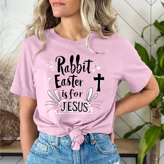 Yuwull Summer Tops Going Out Tops Ladies' Fashionable Floral Printed Short Sleeved Round Neck Top/Shirt Cute Tops For Women On ClearanceM