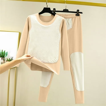 Yuwull Thermal Underwear for Women Long Johns Base Layer Stretch Soft Thermal Top and Bottom Set for Winter