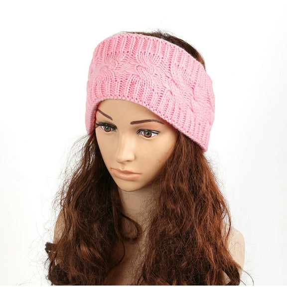 Yuwull Winter Headbands For Women , Ear Warmers For Women Headband Knit Thick Fleece Lined, Cold Weather Warm Ear Muffs(Many Color)