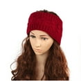 thumbnail image 1 of Yuwull Winter Headbands For Women ， Ear Warmers For Women Headband Knit Thick Fleece Lined, Cold Weather Warm Ear Muffs(Many Color), 1 of 5