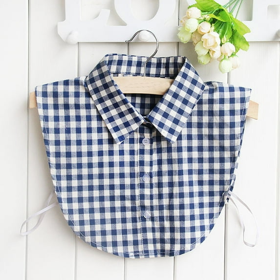 Yuwull Women Fake Collar Detachable Collar Blouse Half Shirts Faux False Collar