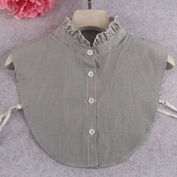 Yuwull Women Fake Collar Detachable Collar Blouse Half Shirts Faux False Collar