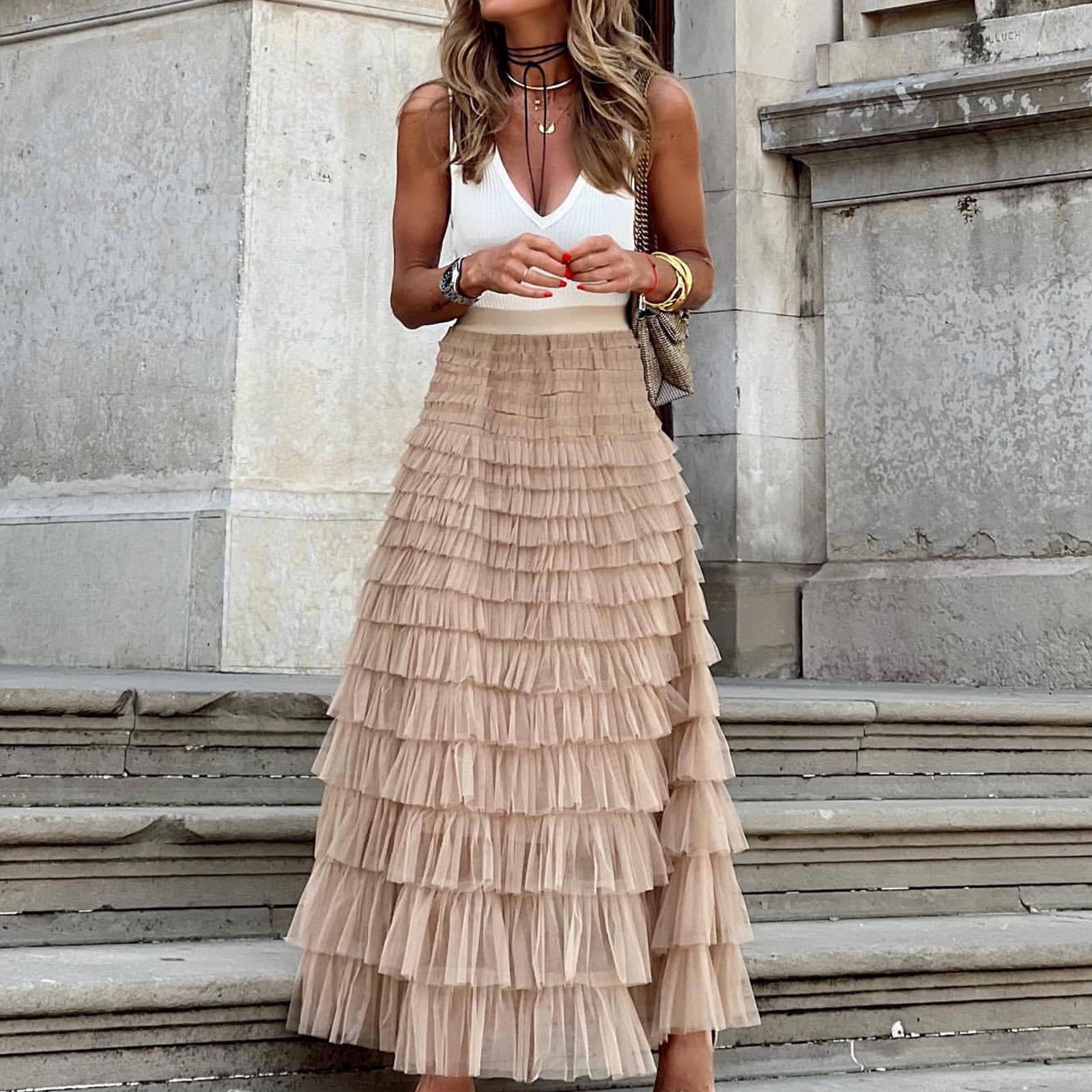 Long flowy hippie skirt hotsell