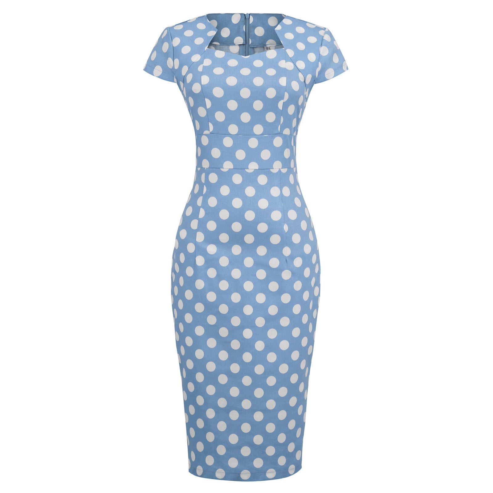 button midi dress with sleeves Women's Make It Look Easy Pink Short Sleeve Midi Shirt Dress | Size: M