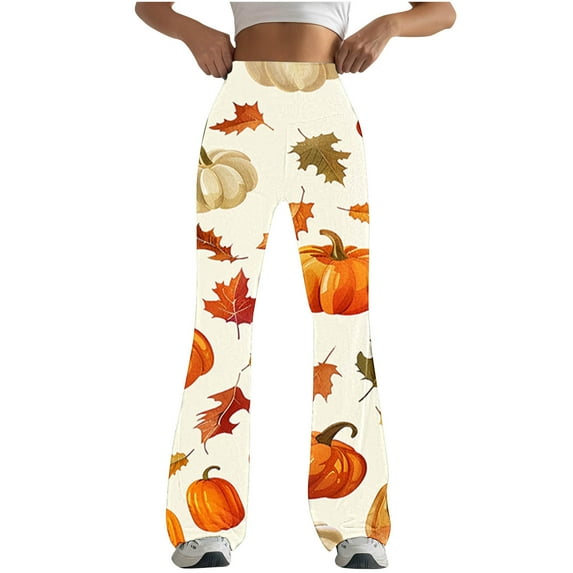 Yuwull Women's Boho High Waist Flare Pants Stretch Bell Bottom Yoga Pants Hippie Flared Leggings Palazzo Pants Trousers Plus Size Womens Pants