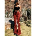 thumbnail image 1 of Yuwull Women's Boho High Waist Flare Pants Stretch Bell Bottom Yoga Pants Hippie Flared Leggings Palazzo Pants Trousers Plus Size Womens Pants, 1 of 9