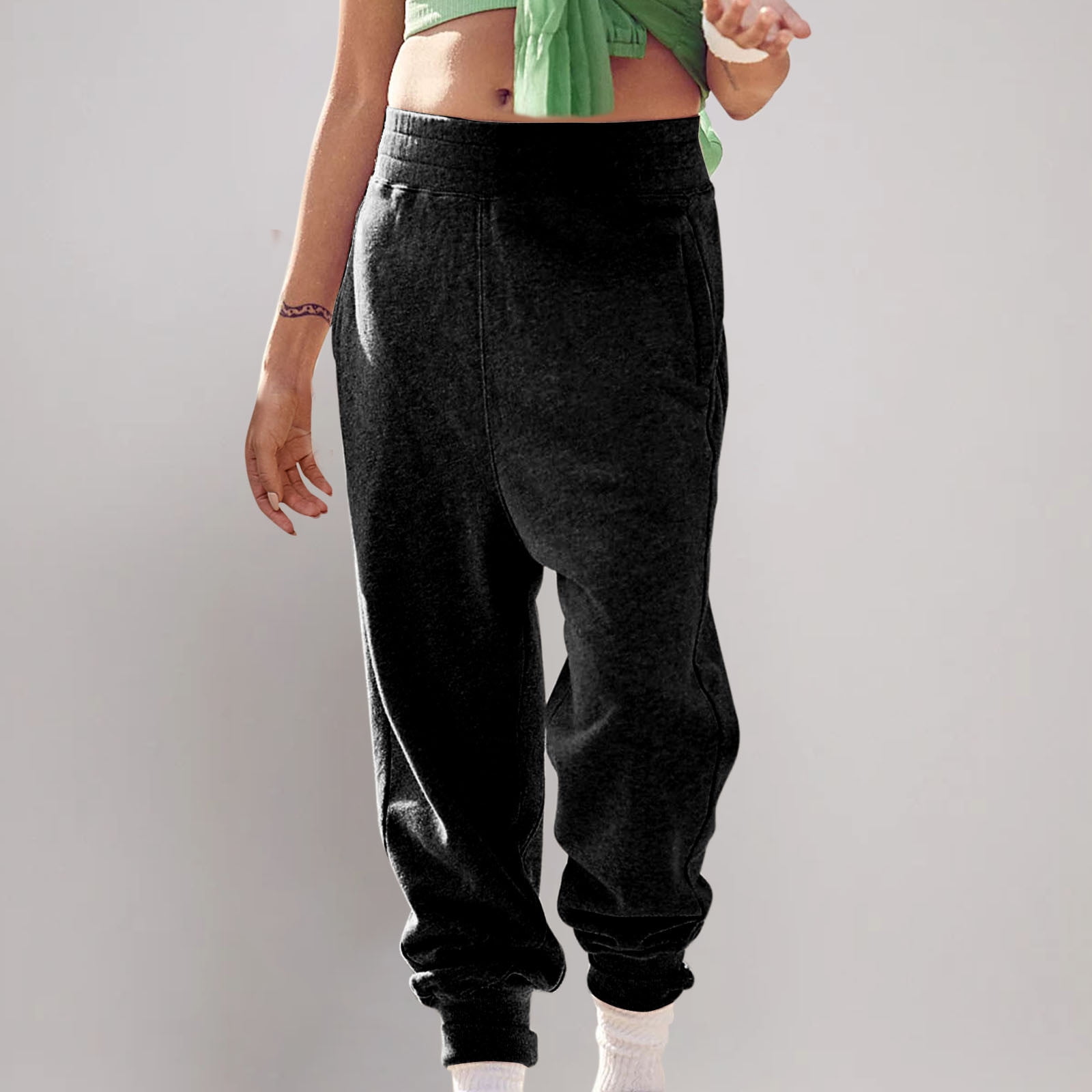 Melt the lady body chain jersey pants