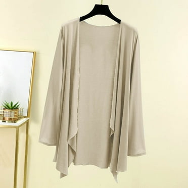 Yuwull Women's Long Sleeve Open Front Drape Cardigan Loose Casual Lightweight Women Blazer Jackets 2024 Fall