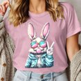 thumbnail image 1 of Yuwull Womens Summer Tops Women'S Tops Women'S Fashion Christma Printed T-Shirt 3/4 Sleeves Blouse Round Neck Casual Cute Tops For Women On ClearanceS, 1 of 7