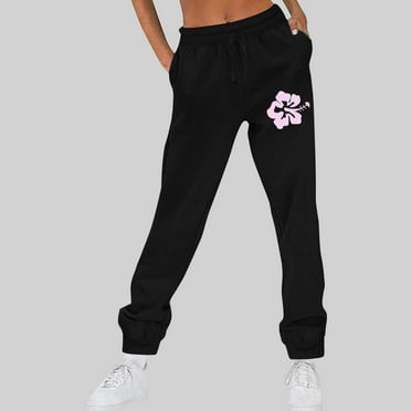 Yuwull Womens Sweatpants with Pockets, Athletic Workou Womens Joggers or Wide Leg Sweatpants for Women