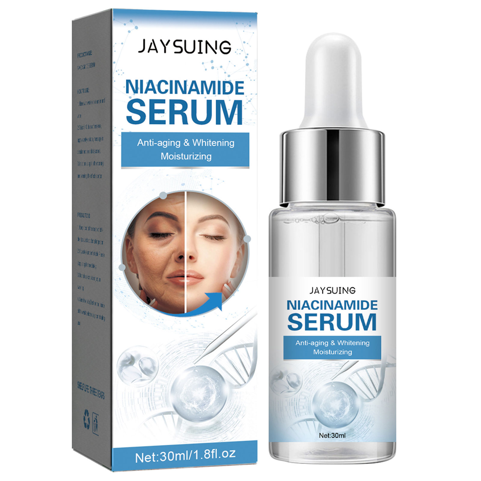 Yuxuan Moisture & Hydration Facial Serum Tighten Skin Fade Face Lines for Normal Oily Dry