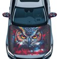 thumbnail image 1 of Yuyamidu 3pcs Owl Car Front Hood Cover Protector Fashion Auto Rearview Protection Cover American Flag Automotive Hood Covers Outdoor Exterior Car Accessories, 1 of 7