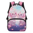 thumbnail image 1 of Yuyamidu Adorable Axolotl Kids Backpack for Girls Ages 6-14 Large Capacity 17 Inch Elementary School Backpack for Back to School Travel Daily Use, 1 of 7