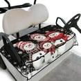 thumbnail image 1 of Yuyamidu Adorable Snowflake Golf Cart Seat Covers, Soft and Comfortable Golf Cart Seat Towel Blanket with Front Pockets for 2 Passenger Seats, Cute Christmas Club Car Golf Cart Accessories, 1 of 7
