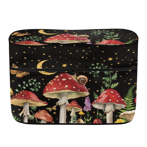 Yuyamidu Aesthetic Mushroom RV Propane Tank Cover 20LB, Weather Resistant Camper Propane Tank Cover with Zipper, Heavy Duty Accessories for RV, Travel Trailer, Camper