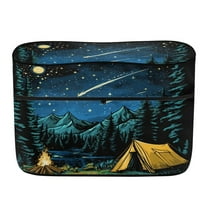 Yuyamidu Aesthetic Night RV Propane Tank Cover Camping Camper Propane Tank Protection Fit for Dual 20lb Tanks Gas Cylinder Protective Cover with Zipper Decor Accessory