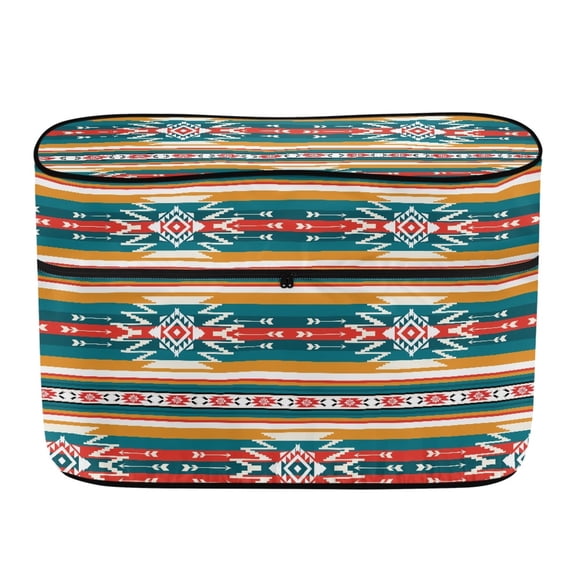 Yuyamidu African Ethnic Tribe Propane Tank Cover Easy to Install RV Propane Tank Cover Table for Travel Trailer, Double 20lb RV Trailer Camper Gas Protective Covers
