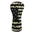 thumbnail image 1 of Yuyamidu American Flag Golf Club Head Covers Green Camo Driver Headcover, Fairway Wood Head Cover, Golf Hybrid Head Cover for Men Women, 1 of 7
