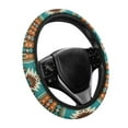 thumbnail image 1 of Yuyamidu Aztec African Tribal Car Steering Wheel Cover Flannel Automotive Steering Wheel Protector Decor Fit 15 Inch Steering Wheel Accessories for Car Sedan, 1 of 7