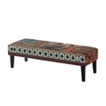 thumbnail image 1 of Yuyamidu Aztec Bench Cover for Dining Table Bear Washable Removable Bench Slipcover for Living Room Non Slip Rectangle Seat Protector Gift for Holiday, 1 of 8