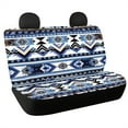 thumbnail image 1 of Yuyamidu Aztec Ethnic Gemoetric Car Back Seat Covers Protector Blue Rear Car Seat Cushion Dust and Scratch Proof Washable Auto Bench Seat Cushion Universal Fit Car, Truck, SUV, Van, 1 of 4