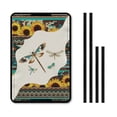 thumbnail image 1 of Yuyamidu Aztec Sunflower RV Door Window Shade Cover for Most RV Camper, Dragonfly Travel Trailer Door Blackout Window Shade Trailer Privacy Door Window Protective Cover, 1 of 7