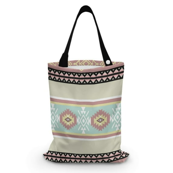 Yuyamidu Aztec Western Geometric Car Garbage Bags Waterproof Vehicle Trash Bags Bins Pink Auto Storage Bag Universal Car Interior Accessories for Front Seat, Back Seat