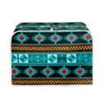 thumbnail image 1 of Yuyamidu Aztec Western Geometric Toaster Cover 4 Slice Wide Slot Bread Maker Cover Stain Resistant Kitchen Small Appliance Cover with Handle Anti Fingerprint Protector, 1 of 7