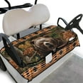 thumbnail image 1 of Yuyamidu Bear Golf Cart Seat Covers Southwest Aztec Golf Cart Seat Towel Blanket with 4 Front Pockets Fits in Club Car Other 2-Seat Golf Carts Suitable for All Seasons, 1 of 7