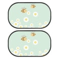 thumbnail image 1 of Yuyamidu Bee Car Window Shades for Side Window 2 PCS Daisy Baby Car Window Sun Shades Green Car Rear Window Shade for Kids Car Window Sun Protection Auto Interior Accessories, 1 of 7
