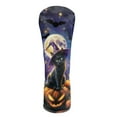 thumbnail image 1 of Yuyamidu Black Cat Golf Club Head Cover, Pumpkin Golf Headcover Driver Headcover Fairway Wood Headcover Hybrid Club Head Cover with Soft Lining, Halloween, 1 of 8