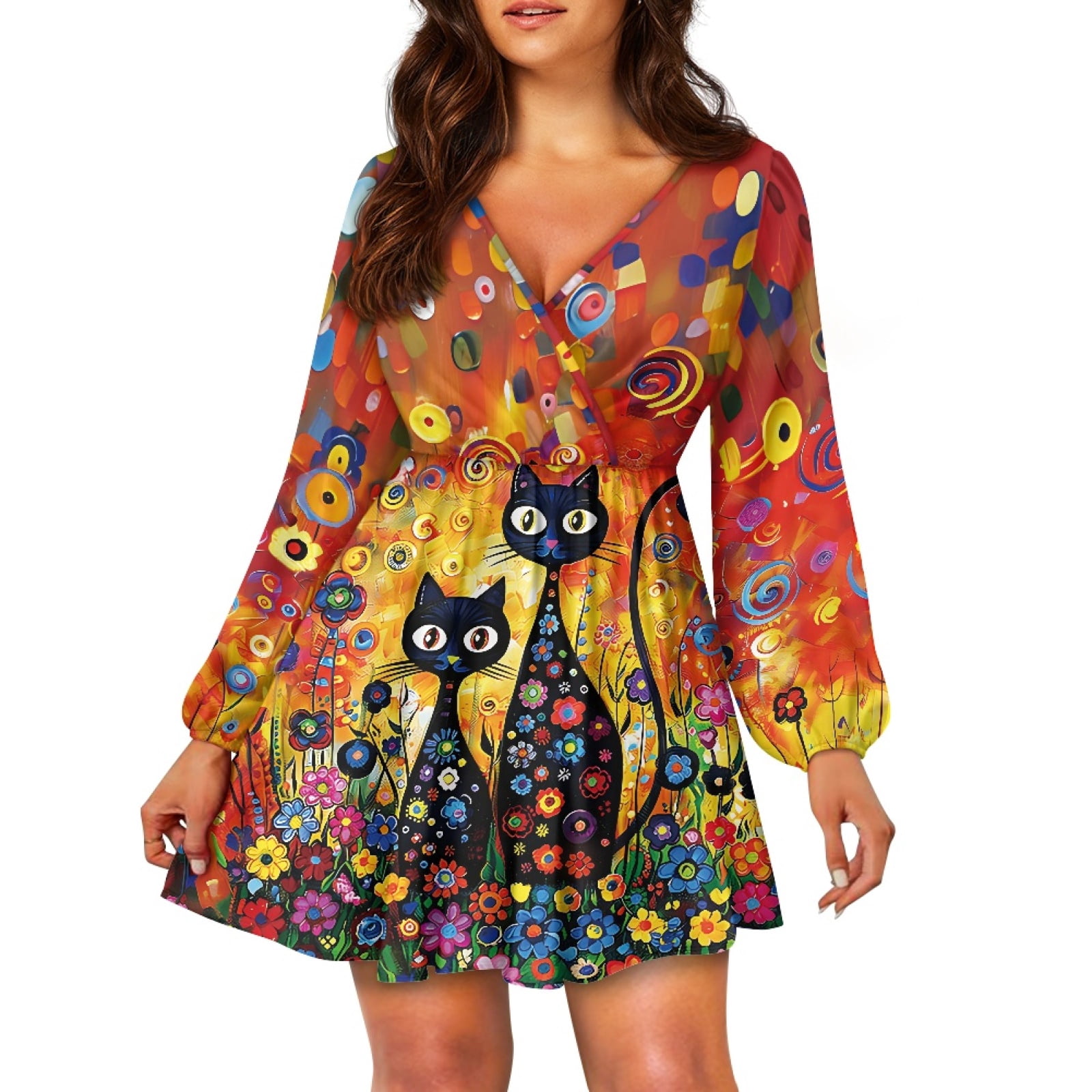 knee length dresses for ladies Feline Midi Dress – HEMLINE French Quarter