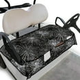 thumbnail image 1 of Yuyamidu Black Cobweb Golf Cart Seat Cover Halloween Golf Cart Seat Blanket with Storage Pockets Breathable Club Car Seat Towel, Fit for 2-Person Passenger Seat, 1 of 7