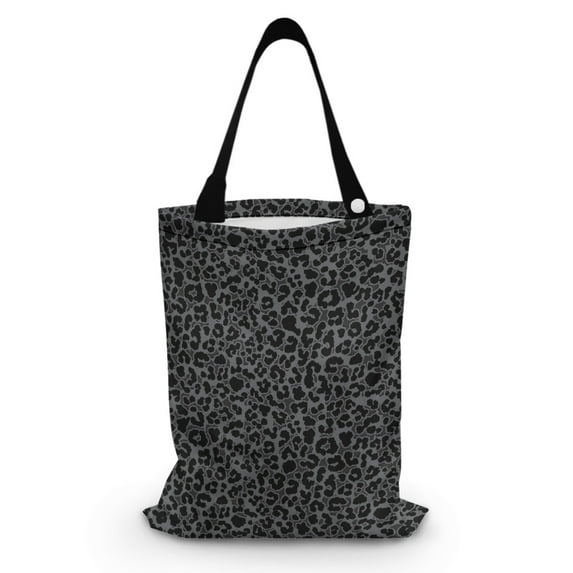 Yuyamidu Black Leopard Print Car Trash Bag Hanging Car Garbage Bag for Front or Back Seat Waterproof Car Garbage Bags Multifunctional Auto Storage Bag Accessories