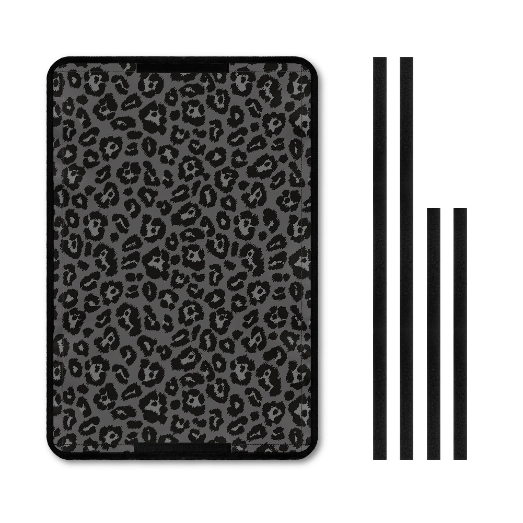 Yuyamidu Black Leopard Print RV Door Window Shade Cover Easy to Install ...