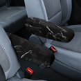 thumbnail image 1 of Yuyamidu Black Marble Print Car Seat Arm Rest Cover Accessories Anti-Scratch Car Seat Handle Cover for Auto SUV Truck One Pair Armrest Protector Covers Universal Fit, 1 of 7