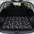 thumbnail image 1 of Yuyamidu Black White Paw Cargo Liner for Cars SUVs Trucks, 29 x 39 Inch Non-Slip Rear Trunk Mat, Machine Washable Vehicle Interior Decor Fits Most Auto, 1 of 7